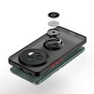 For Honor Magic5 Pro Q Shadow 1 Series TPU + PC Phone Case with Ring(Black+Red) - 3