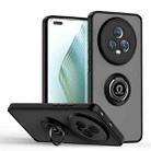 For Honor Magic5 Pro Q Shadow 1 Series TPU + PC Phone Case with Ring(Black+Black) - 1