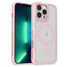 For iPhone 13 Pro Breathable Skin Feel Frosted MagSafe Magnetic Phone Case(Pink) - 1