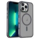 For iPhone 13 Pro Max Breathable Skin Feel Frosted MagSafe Magnetic Phone Case(Grey) - 1