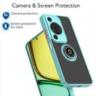 For Huawei Enjoy 70 / nova Y72 Q Shadow 1 Series TPU Hybrid PC Phone Case with Ring(Sky Blue) - 3