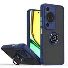 For Huawei Enjoy 70 / nova Y72 Q Shadow 1 Series TPU Hybrid PC Phone Case with Ring(Royal Blue) - 1