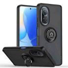 For Huawei nova 9 SE / Honor 50 SE Q Shadow 1 Series TPU + PC Phone Case with Ring(Black+Black) - 1