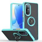 For Huawei nova 9 SE / Honor 50 SE Q Shadow 1 Series TPU + PC Phone Case with Ring(Sky Blue) - 1