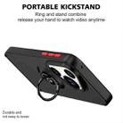 For Huawei Pura 70 Q Shadow 1 Series TPU + PC Phone Case with Ring(Red) - 3