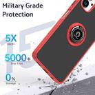 For Samsung Galaxy A06 4G Q Shadow 1 Series TPU Hybrid PC Phone Case with Ring(Red) - 3