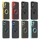 For Samsung Galaxy A16 5G Q Shadow 1 Series TPU Hybrid PC Phone Case with Ring(Red) - 2