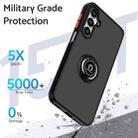 For Samsung Galaxy A16 5G Q Shadow 1 Series TPU Hybrid PC Phone Case with Ring(Red) - 3