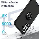 For Samsung Galaxy A36 5G Q Shadow 1 Series TPU Hybrid PC Phone Case with Ring(Royal Blue) - 3