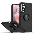 For Samsung Galaxy A17 5G Q Shadow 1 Series TPU + PC Phone Case with Ring(Black+Red) - 1