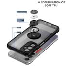 For Samsung Galaxy A14 5G Q Shadow 1 Series TPU + PC Phone Case with Ring(Army Green) - 2