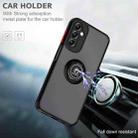For Samsung Galaxy A14 5G Q Shadow 1 Series TPU + PC Phone Case with Ring(Army Green) - 3