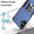 For Samsung Galaxy A06 4G Non-slip Shockproof Armor Phone Case with Ring Holder(Blue) - 2