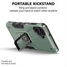 For Samsung Galaxy A06 4G Non-slip Shockproof Armor Phone Case with Ring Holder(Green) - 3