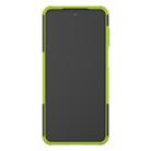 For Xiaomi Redmi Note 9S / 9 Pro / 9 Pro Max Tire Texture Shockproof TPU + PC Protective Case with Holder(Green) - 2