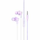 hoco M114 3.5mm Plug In-Ear Call / Gaming Wired Earphone, Cable Length: 1.2m(Purple) - 1