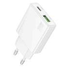 BOROFONE BN24 PD 20W USB, Type-C Charger, Plug Type:EU Plug(White) - 1