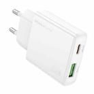 BOROFONE BN24 PD 20W USB, Type-C Charger, Plug Type:EU Plug(White) - 2