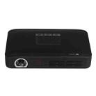 WOWOTO T9 1280 x 800 RGB LED Portable Projector Android 6.0 2GB+16GB, Plug Type:UK Plug(Black) - 1