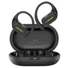 Langsdom TS19 Ear-mounted ENC Noise Reduction Wireless Bluetooth Earphone(Black) - 1