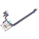 For iPad Pro 12.9 2022 SIM Card Reader Socket with Flex Cable - 2