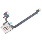 For iPad Pro 12.9 2021 SIM Card Reader Socket with Flex Cable - 2