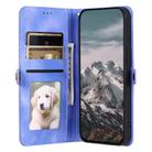 For iPhone 16e Skin Feel Totem Embossed Leather Phone Case(Purple) - 3