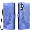 For Samsung Galaxy A34 5G Skin Feel Totem Embossed Leather Phone Case(Purple) - 3
