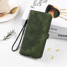 For Samsung Galaxy A72 4G / 5G Skin Feel Totem Embossed Leather Phone Case(Deep Green) - 2