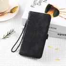 For Samsung Galaxy A72 4G / 5G Skin Feel Totem Embossed Leather Phone Case(Black) - 2