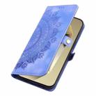 For Samsung Galaxy A36 Skin Feel Totem Embossed Leather Phone Case(Purple) - 3