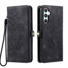 For Samsung Galaxy S24+ 5G Skin Feel Totem Embossed Leather Phone Case(Black) - 2