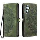 For Samsung Galaxy S23 FE 5G Skin Feel Totem Embossed Leather Phone Case(Deep Green) - 2