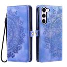 For Samsung Galaxy S23+ 5G Skin Feel Totem Embossed Leather Phone Case(Purple) - 2