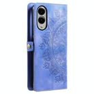 For Samsung Galaxy S25 Edge 5G Skin Feel Totem Embossed Leather Phone Case(Purple) - 3