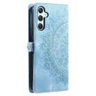 For Samsung Galaxy S25 FE 5G Skin Feel Totem Embossed Leather Phone Case(Blue) - 3