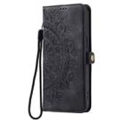 For Samsung Galaxy S25 FE 5G Skin Feel Totem Embossed Leather Phone Case(Black) - 2