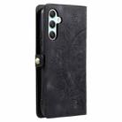 For Samsung Galaxy S25 FE 5G Skin Feel Totem Embossed Leather Phone Case(Black) - 3