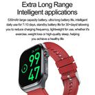ET585 2.04 inch Steel Strap IP68 Waterproof Smart Watch, Support ECG / Blood Composition Measurement(Black) - 9