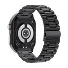 ET585 2.04 inch Steel Strap IP68 Waterproof Smart Watch, Support ECG / Blood Composition Measurement(Black) - 13