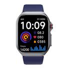 ET585 2.04 inch Silicone Strap IP68 Waterproof Smart Watch, Support ECG / Blood Composition Measurement(Blue) - 2