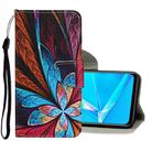 For OPPO A92 Colored Drawing Pattern Horizontal Flip Leather Case with Holder & Card Slots & Wallet(Oil Painting) - 1