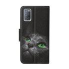 For OPPO A92 Colored Drawing Pattern Horizontal Flip Leather Case with Holder & Card Slots & Wallet(Cartoon Cat) - 3