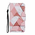 For OPPO A92 Colored Drawing Pattern Horizontal Flip Leather Case with Holder & Card Slots & Wallet(Marble) - 2