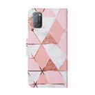 For OPPO A92 Colored Drawing Pattern Horizontal Flip Leather Case with Holder & Card Slots & Wallet(Marble) - 3