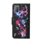 For OPPO A92 Colored Drawing Pattern Horizontal Flip Leather Case with Holder & Card Slots & Wallet(Color Butterfly) - 3