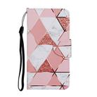 For OPPO A72 Colored Drawing Pattern Horizontal Flip Leather Case with Holder & Card Slots & Wallet(Marble) - 2