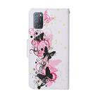 For OPPO A52 Colored Drawing Pattern Horizontal Flip Leather Case with Holder & Card Slots & Wallet(Butterfly) - 3