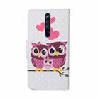 For OPPO F11 Pro Colored Drawing Pattern Horizontal Flip Leather Case with Holder & Card Slots & Wallet(Owl) - 3