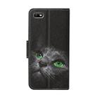 For OPPO A1K Colored Drawing Pattern Horizontal Flip Leather Case with Holder & Card Slots & Wallet(Cartoon Cat) - 3